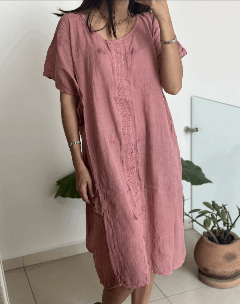 Vestido Colibrí Rosa